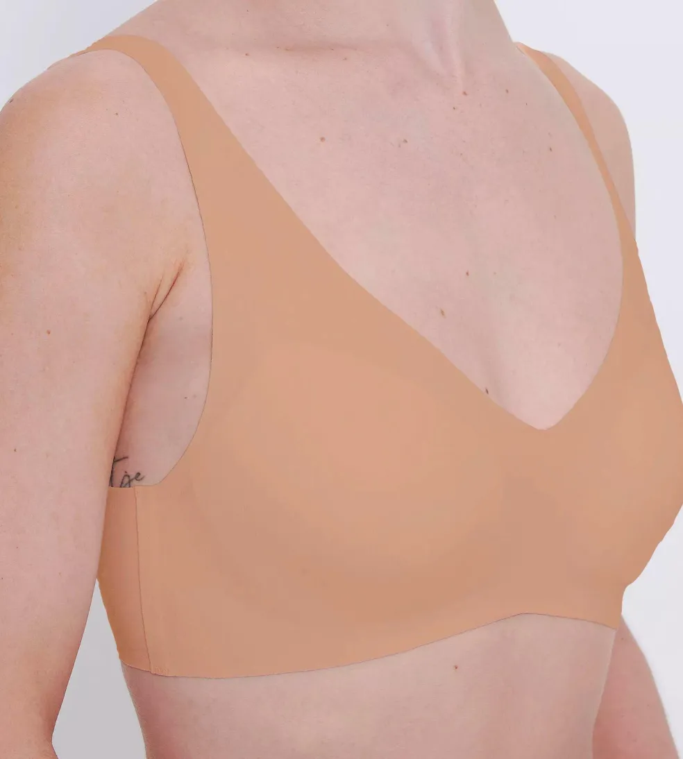 Sloggi Women ZERO Feel 2.0 Soft bra, BH, lichtbruin