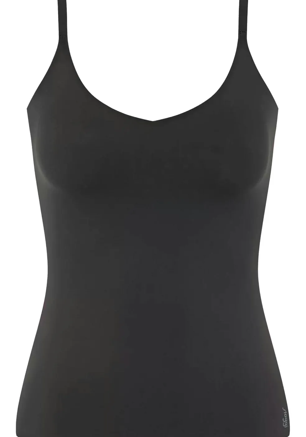 Sloggi Women ZERO Feel 2.0 Spaghetti Top (1-pack), dames singlet, zwart