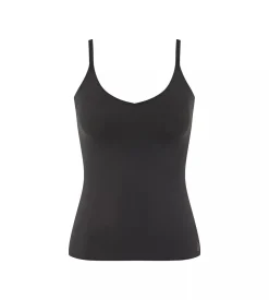 Sloggi Women ZERO Feel 2.0 Spaghetti Top (1-pack), dames singlet, zwart