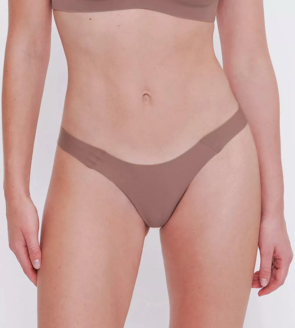 Sloggi Women ZERO Feel 2.0 Tiny tanga (1-pack), dames slip, donkerbruin