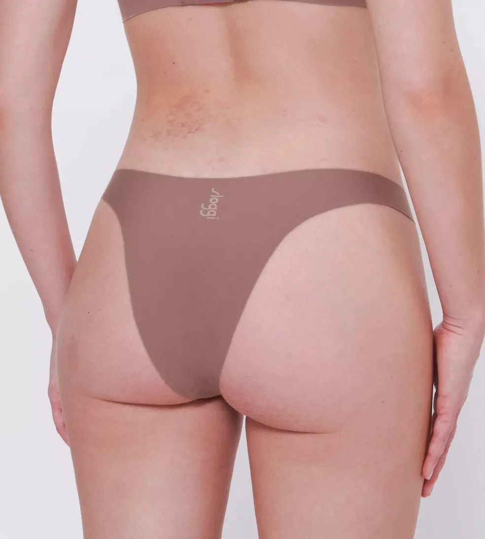 Sloggi Women ZERO Feel 2.0 Tiny tanga (1-pack), dames slip, donkerbruin