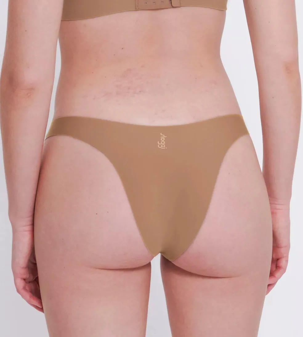 Sloggi Women ZERO Feel 2.0 Tiny tanga (1-pack), dames slip, lichtbruin