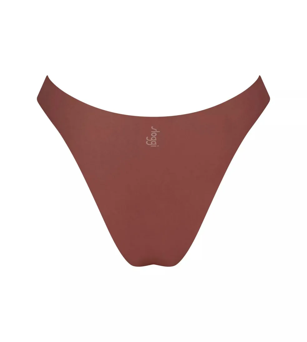 Sloggi Women ZERO Feel 2.0 Tiny tanga (1-pack), dames slip, roestbruin
