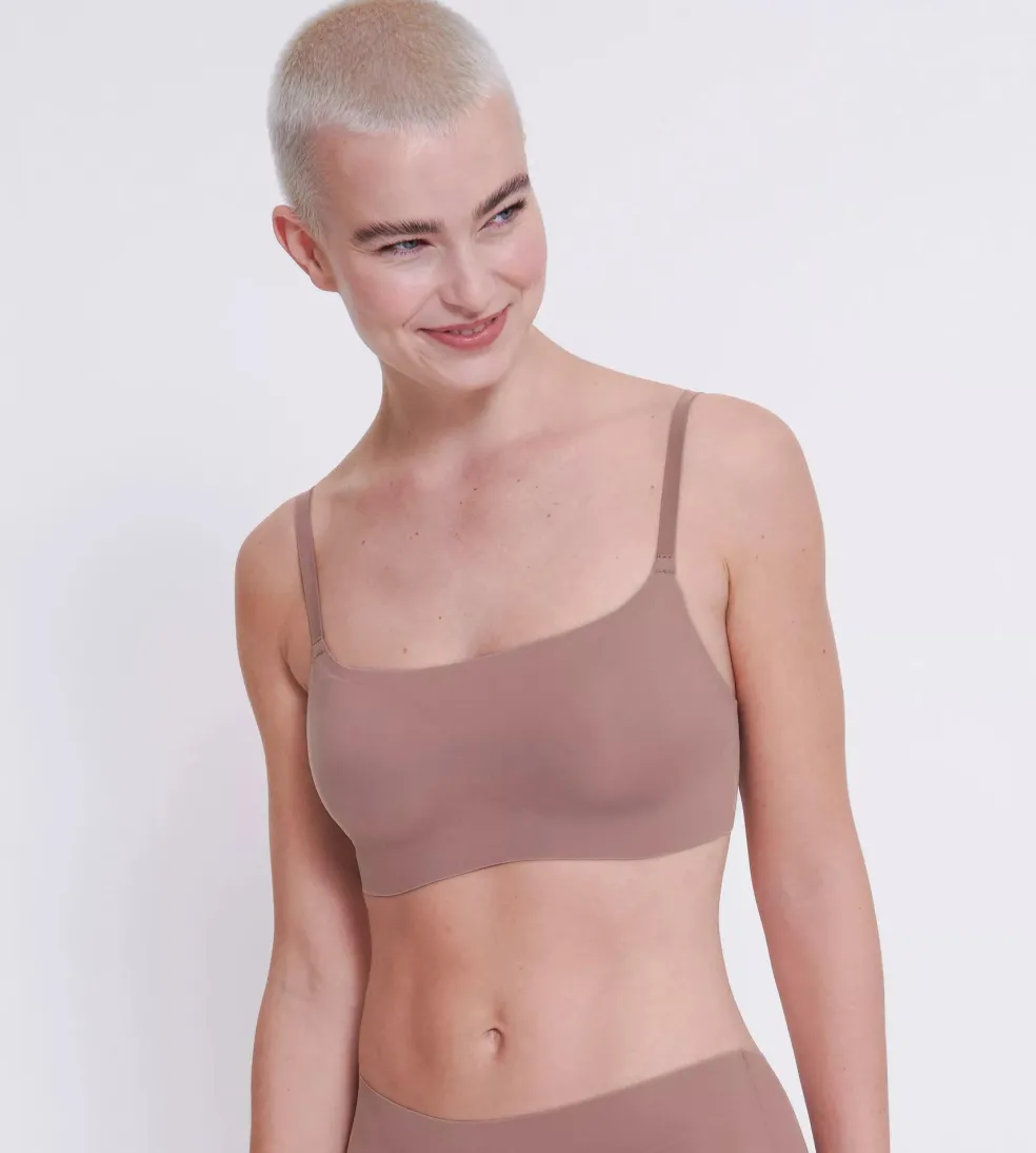 Sloggi Women ZERO Feel 2.0 Ultra Bra, BH, donkerbruin