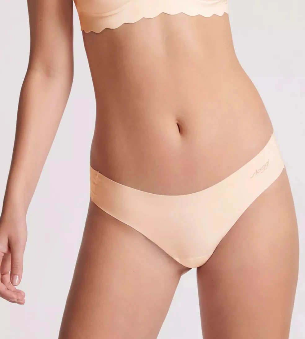 Sloggi Women ZERO Microfibre 2.0 Hipstring (1-pack), dames string, beige
