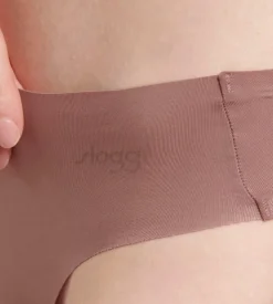 Sloggi Women ZERO Microfibre 2.0 Hipstring (1-pack), dames string, bruin