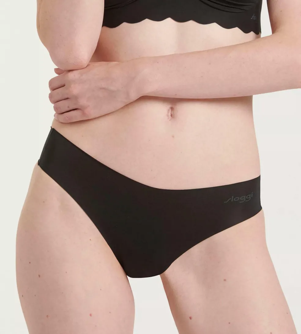 Sloggi Women ZERO Microfibre 2.0 Hipstring (1-pack), dames string, zwart