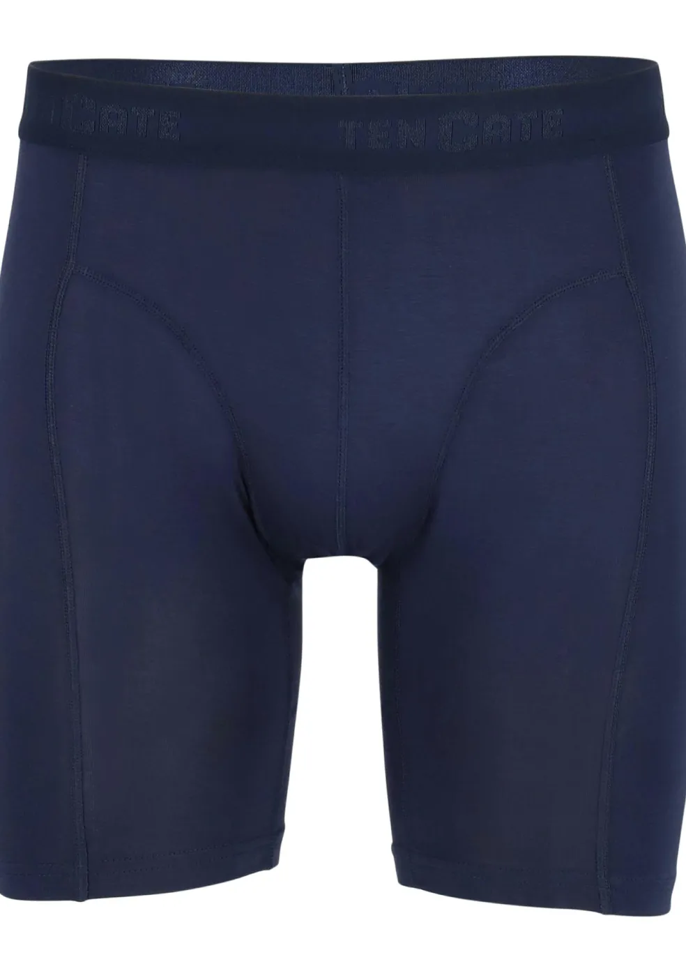 TEN CATE Basics men bamboo viscose long shorts (2-pack), heren boxers lange pijpen, blauw