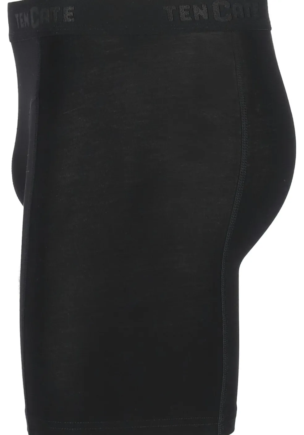 TEN CATE Basics men bamboo viscose long shorts (4-pack), heren boxers lange pijpen, zwart