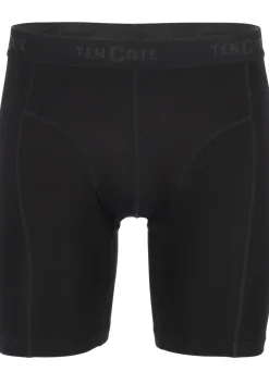 TEN CATE Basics men bamboo viscose long shorts (2-pack), heren boxers lange pijpen, zwart