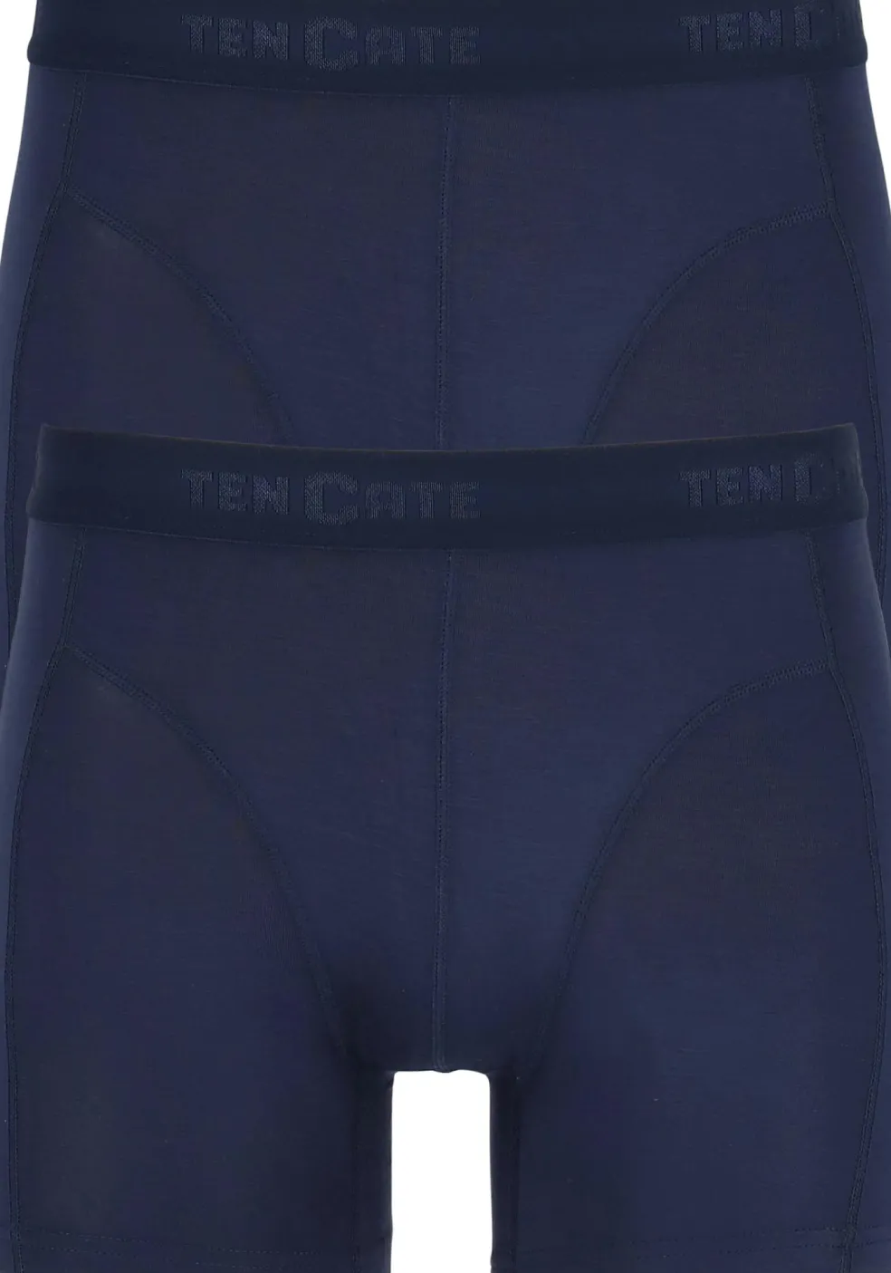 TEN CATE Basics men bamboo viscose shorts (2-pack), heren boxers normale lengte, blauw
