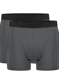 TEN CATE Basics men bamboo viscose shorts (2-pack), heren boxers normale lengte, grijs