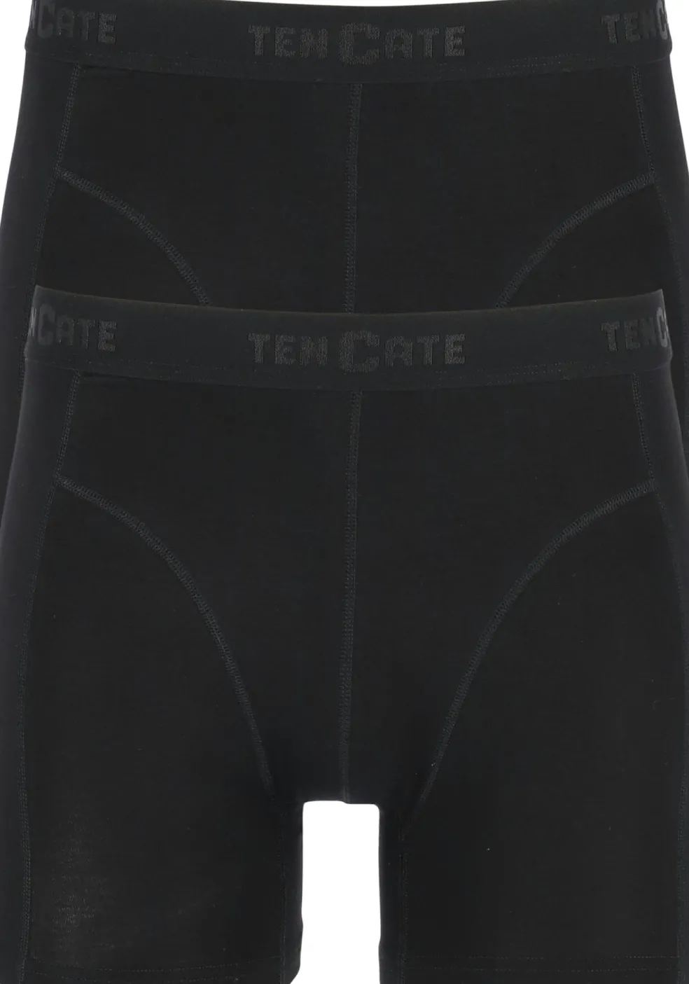 TEN CATE Basics men bamboo viscose shorts (2-pack), heren boxers normale lengte, zwart