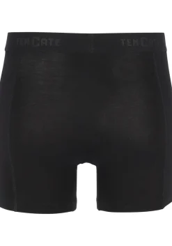TEN CATE Basics men bamboo viscose shorts (2-pack), heren boxers normale lengte, zwart