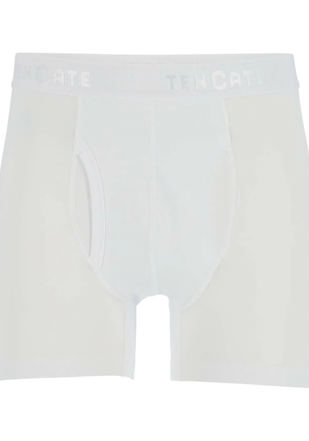 TEN CATE Basics men classic shorts met gulp (2-pack), heren boxers normale lengte, wit