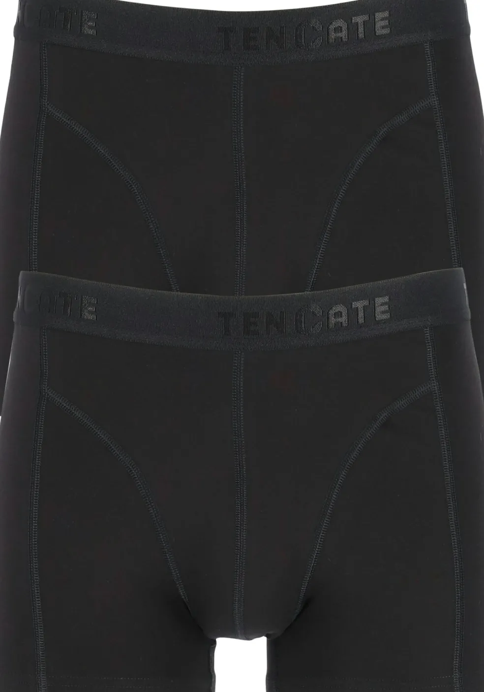 TEN CATE Basics men shorty (2-pack), heren boxers kort, zwart