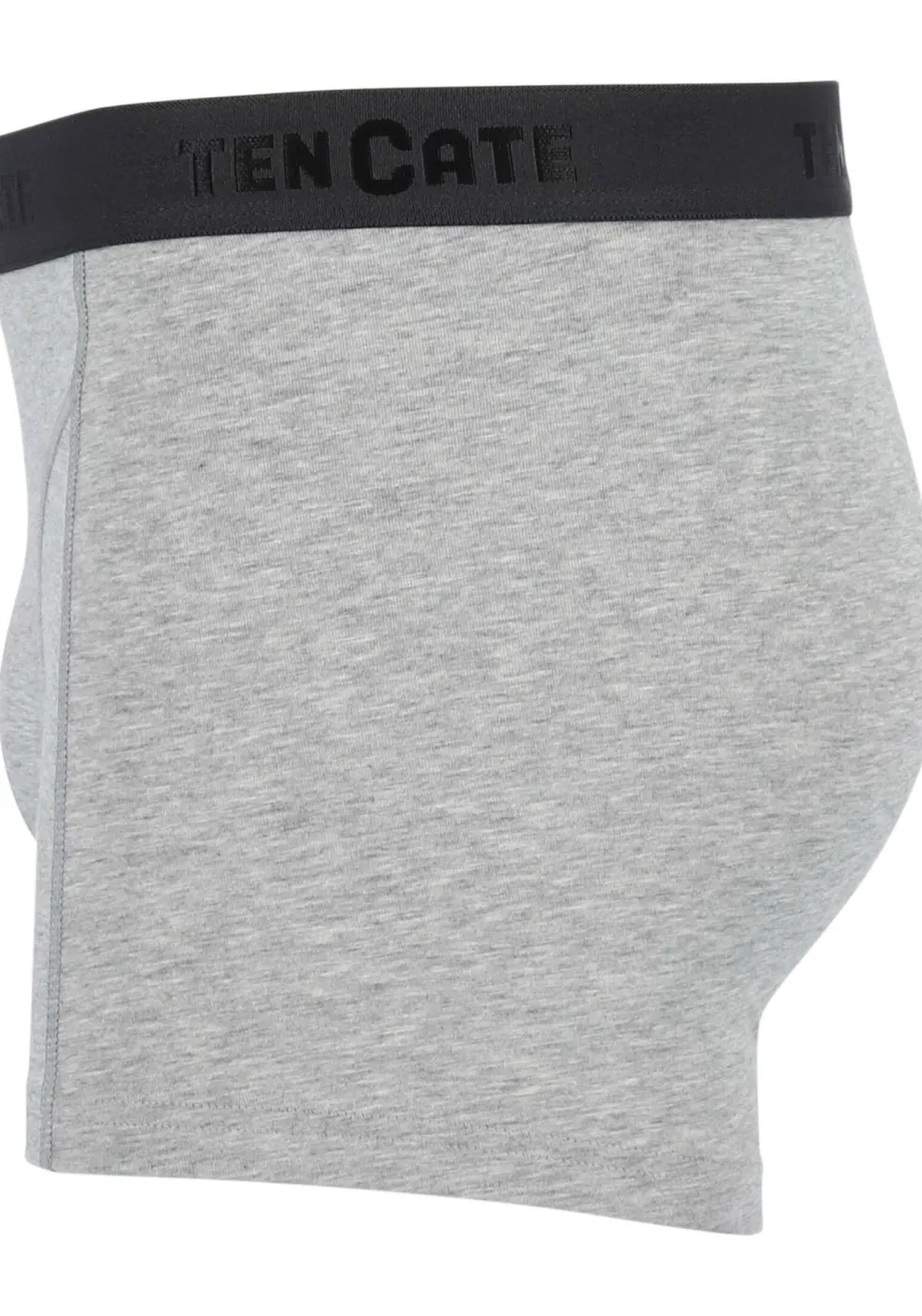 TEN CATE Basics men shorty (2-pack), heren boxers kort, grijs melange