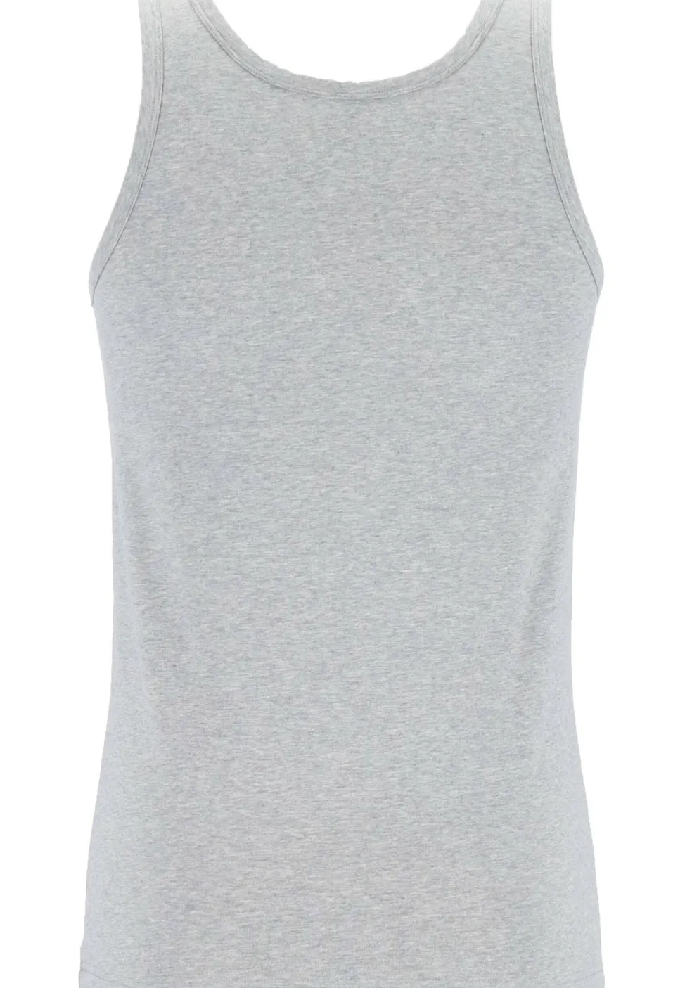 TEN CATE Basics men singlet (2-pack), heren hemden O-hals, grijs melange