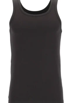 TEN CATE Basics men singlet (2-pack), heren hemden O-hals, zwart