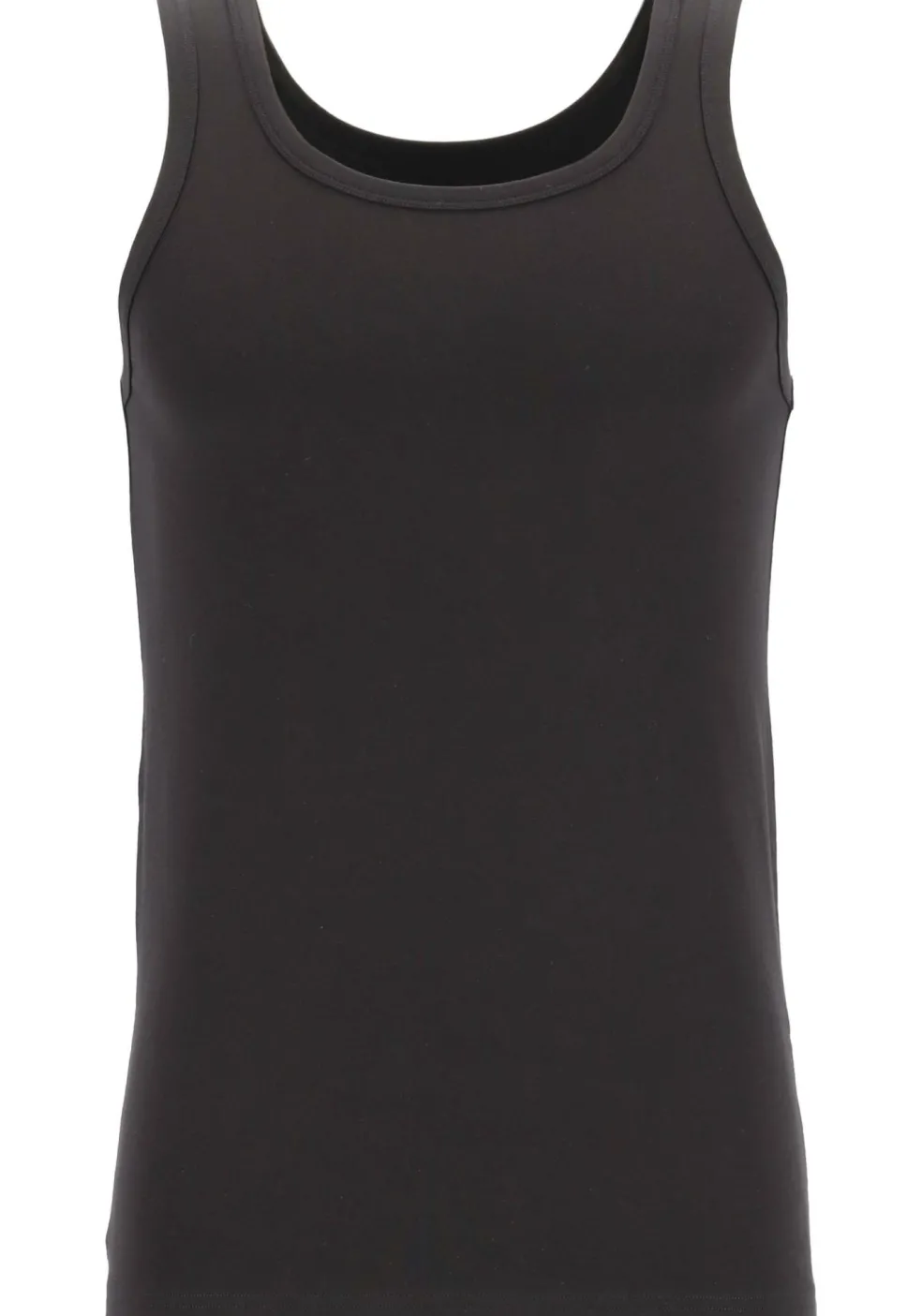 TEN CATE Basics men singlet (2-pack), heren hemden O-hals, zwart