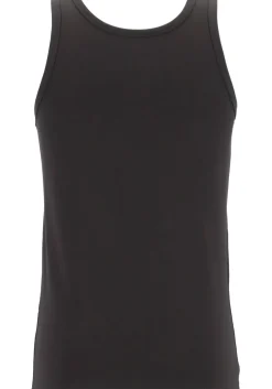 TEN CATE Basics men singlet (2-pack), heren hemden O-hals, zwart