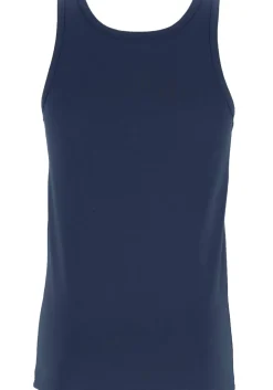 TEN CATE Basics men singlet (2-pack), heren hemden O-hals, blauw