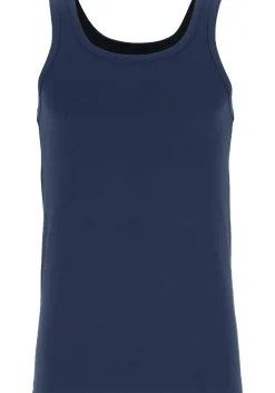 TEN CATE Basics men singlet (2-pack), heren hemden O-hals, blauw