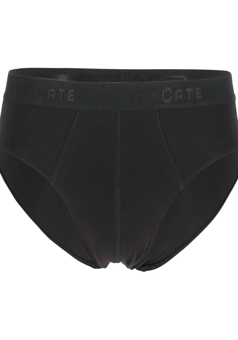 TEN CATE Basics men slip (2-pack), heren sportslips, zwart