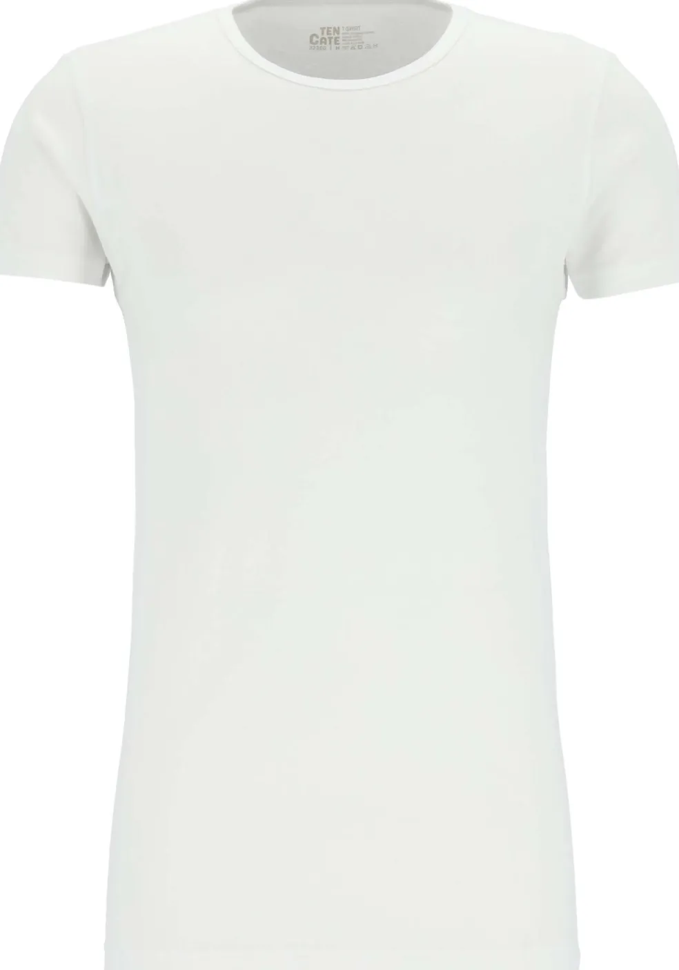 TEN CATE Basics men T-shirt (2-pack), heren T-shirts O-hals, wit