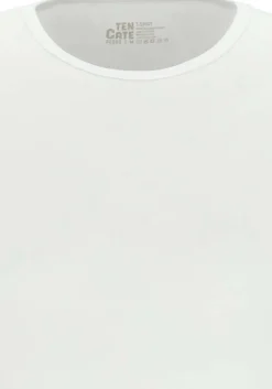 TEN CATE Basics men T-shirt (2-pack), heren T-shirts O-hals, wit