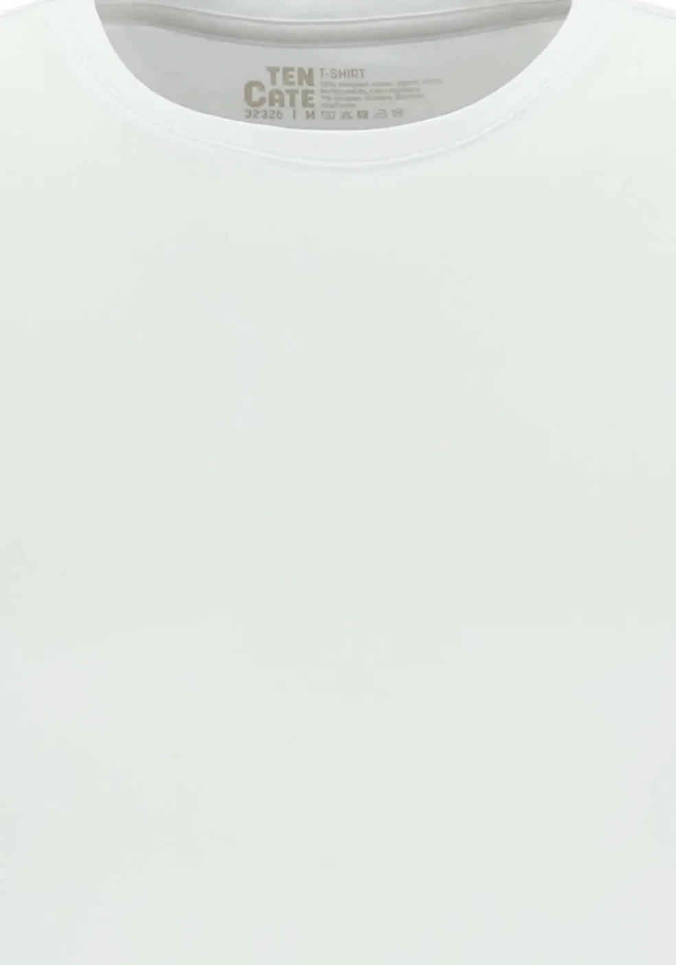 TEN CATE Basics men T-shirt (2-pack), heren T-shirts O-hals, wit