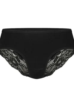 TEN CATE Basics women hipster met kant (1-pack), dames slip lage taille, zwart
