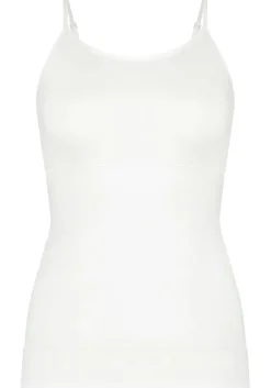 TEN CATE Basics women spaghetti top shape (1-pack), dames singlet, wit