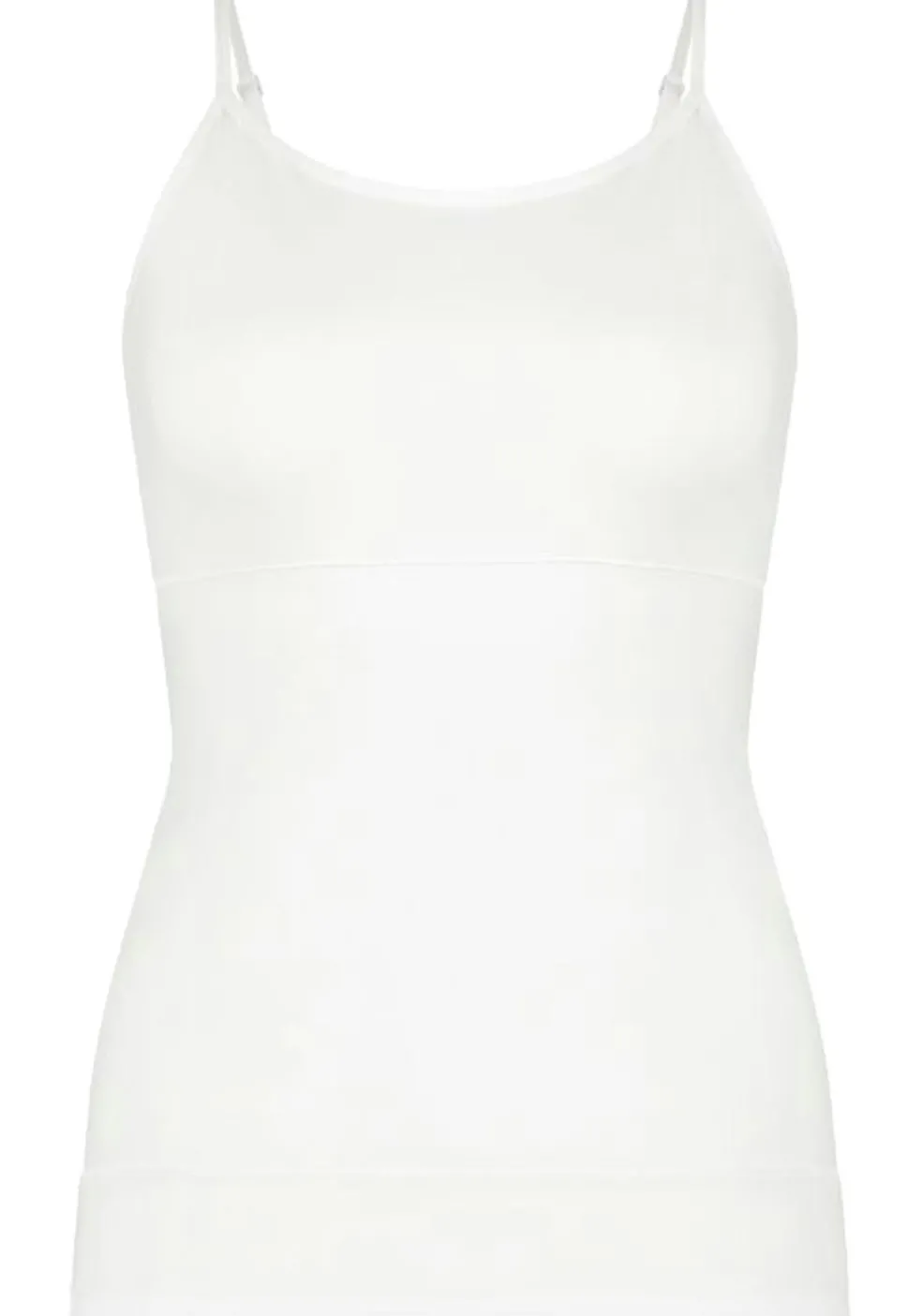 TEN CATE Basics women spaghetti top shape (1-pack), dames singlet, wit