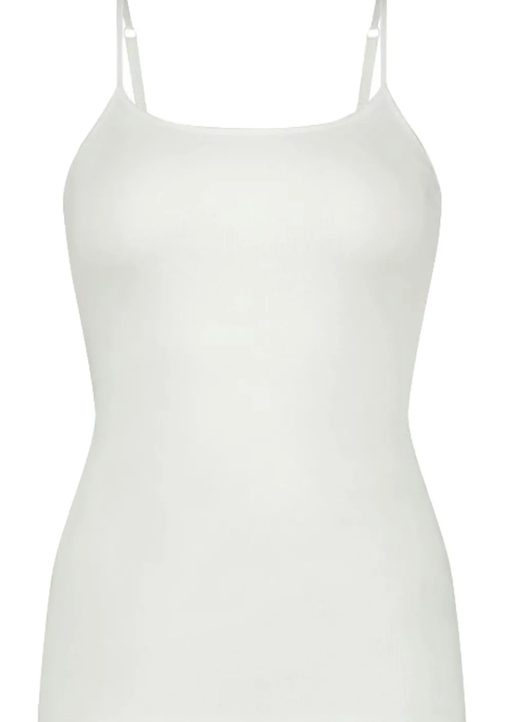 TEN CATE Basics women spaghetti top (1-pack), dames singlet, wit