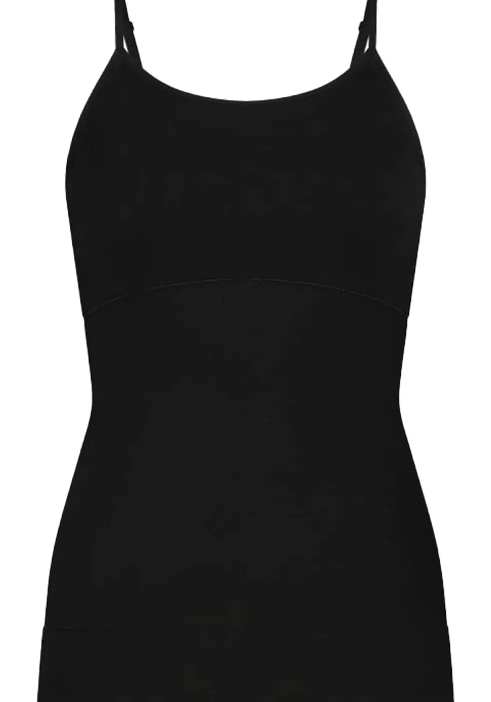 TEN CATE Basics women spaghetti top shape (1-pack), dames singlet, zwart