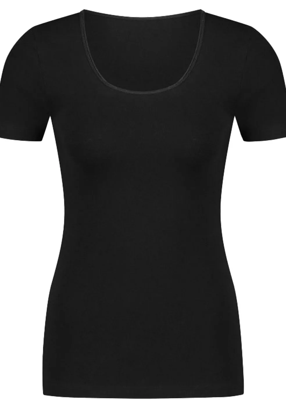 TEN CATE Basics women T-shirt (1-pack), dames T-shirt, zwart