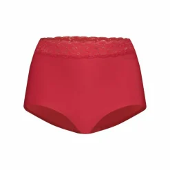 TEN CATE Secrets Lace women high waist met kant (1-pack), dames High waist hoge taille, rood