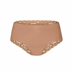 TEN CATE Secrets Lace women hipster met kant (1-pack), dames slip lage taille, hazelnoot