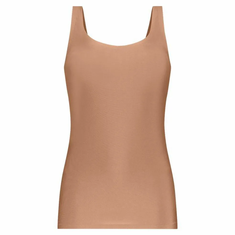 TEN CATE Secrets Lace women singlet 2-way (1-pack), dames singlet, hazelnoot