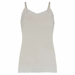 TEN CATE Secrets Lace women spaghetti top met kant (1-pack), dames singlet, gebroken wit