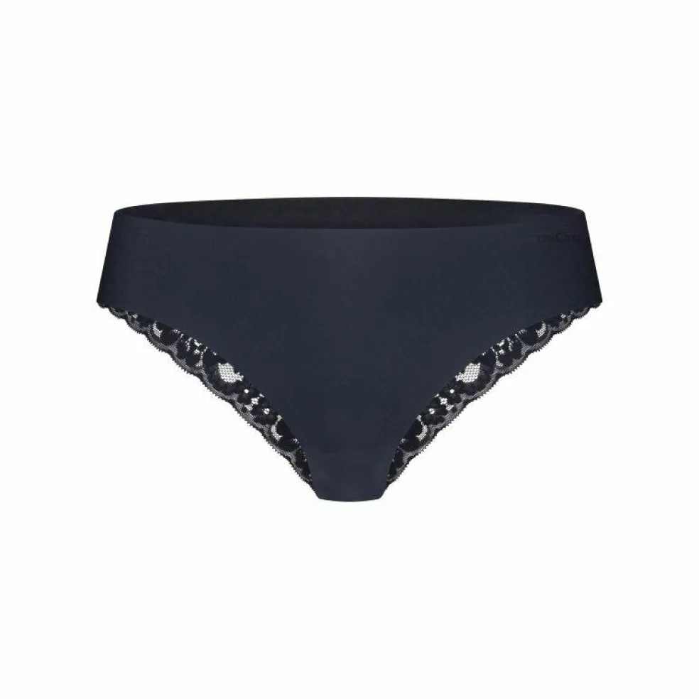 TEN CATE Secrets women brazilian met kant (1-pack), dames slip lage taille, donker marine