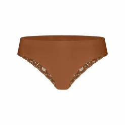 TEN CATE Secrets women brazilian met kant (1-pack), dames slip lage taille, pecan