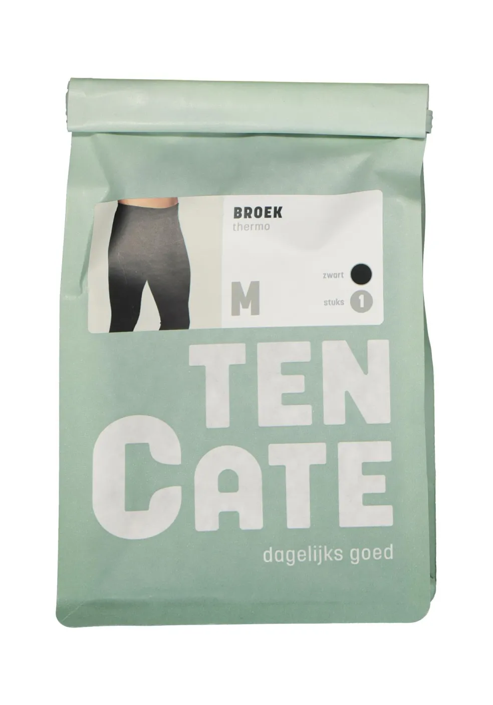 TEN CATE Thermo men pants, heren thermo broek, zwart