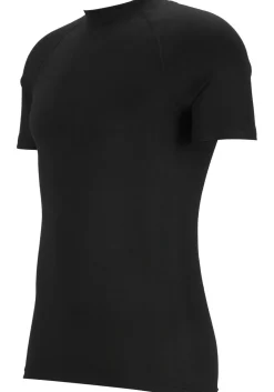 TEN CATE Thermo men T-shirt, heren thermo T-shirt korte mouw en O-hals, zwart