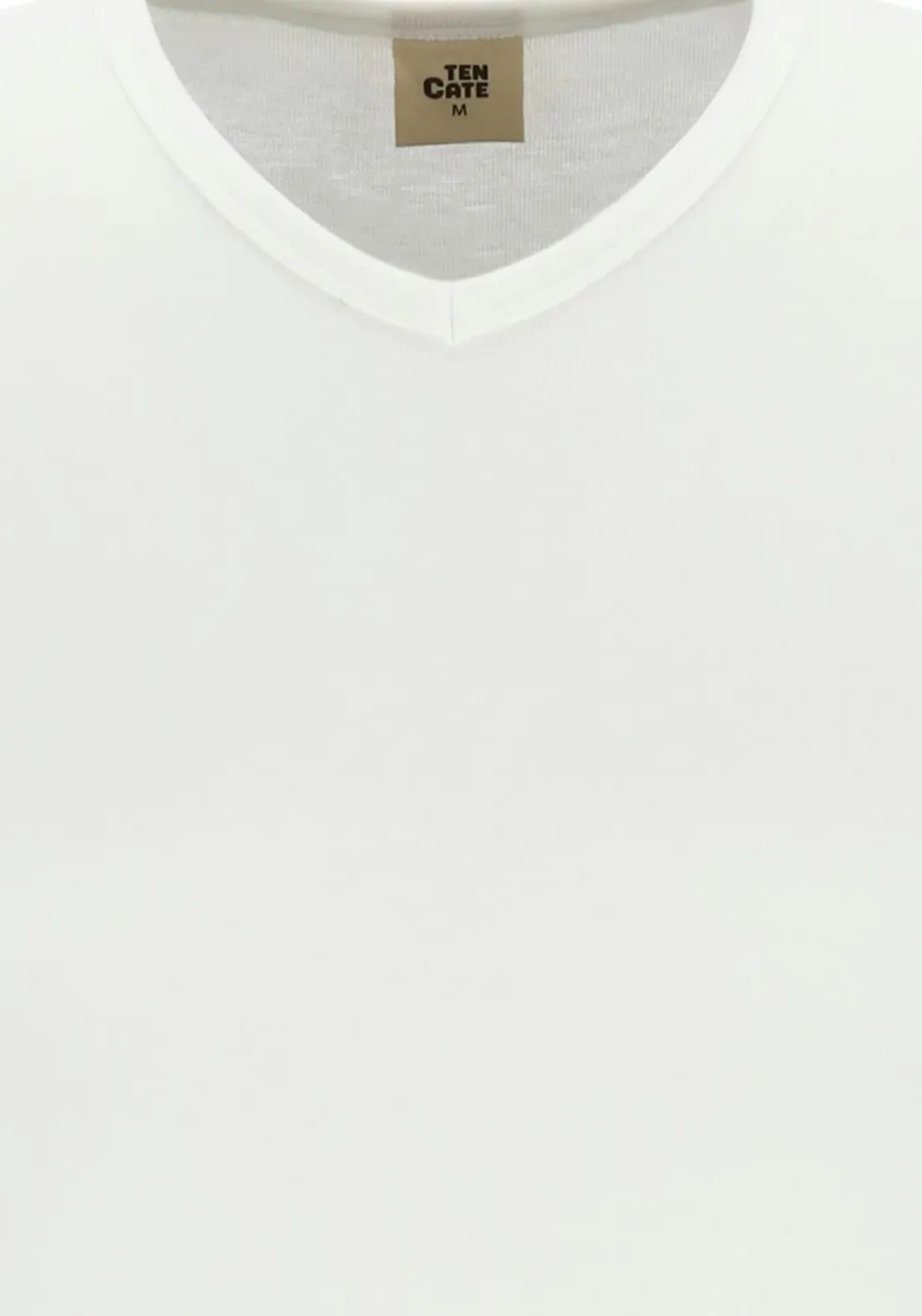 TEN CATE Thermo men V-neck, heren thermo T-shirt V-hals, wit