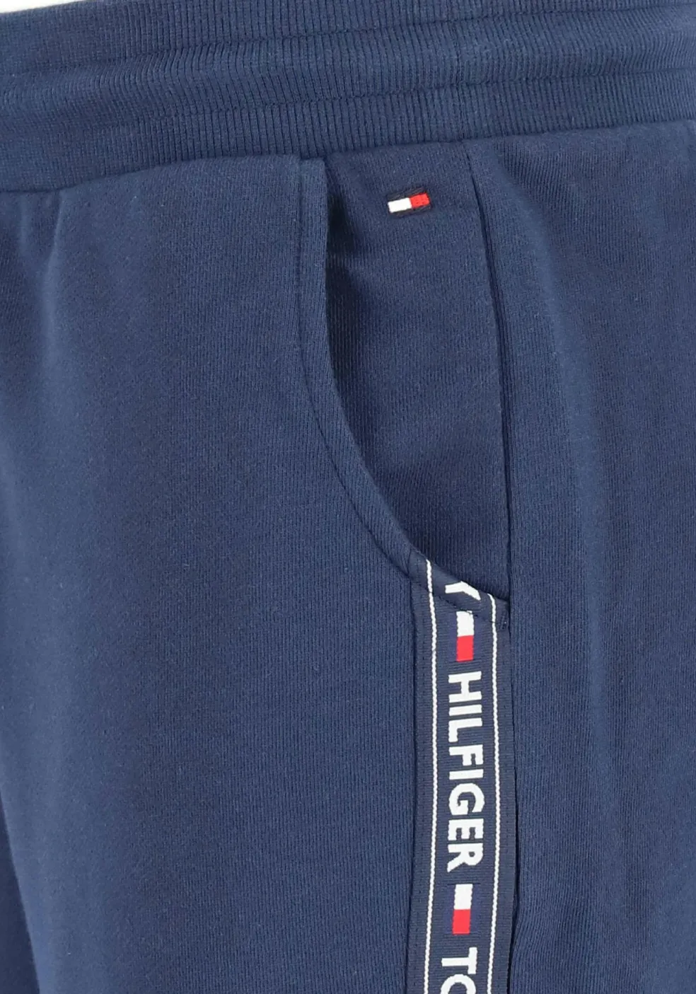 Tommy Hilfiger Authentic short, heren joggingbroek kort, normale dikte, donkerblauw