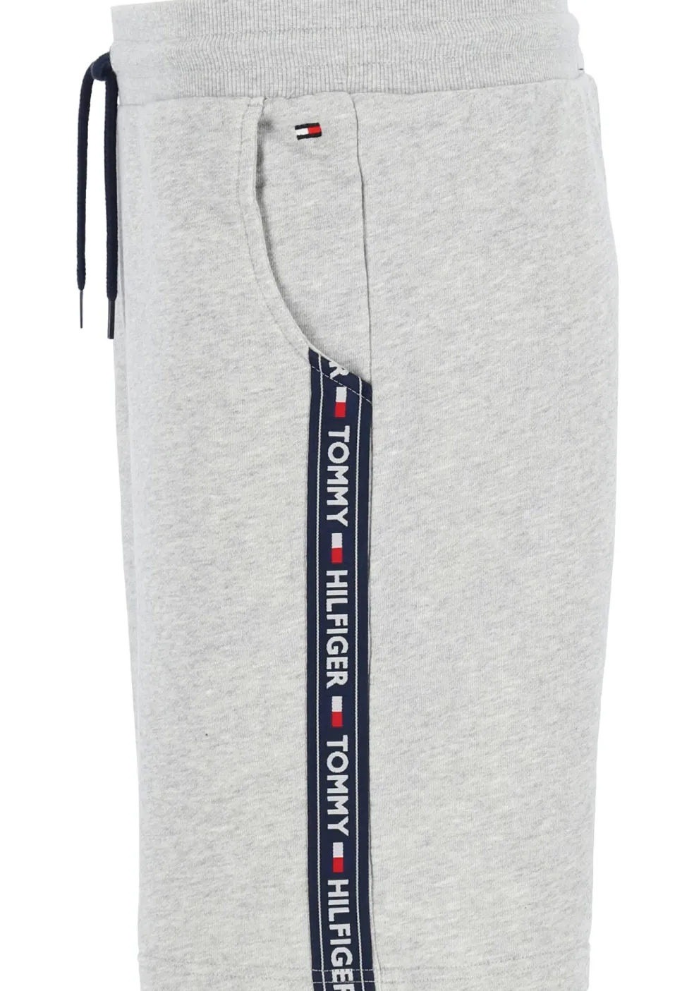 Tommy Hilfiger Authentic short, heren joggingbroek kort, normale dikte, grijs