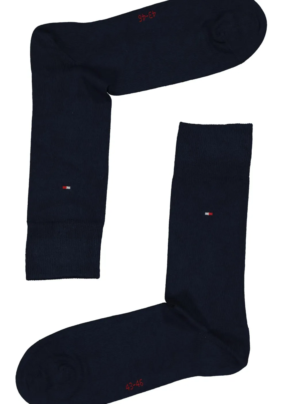 Tommy Hilfiger Classic Socks (2-pack), herensokken katoen, rood en blauw