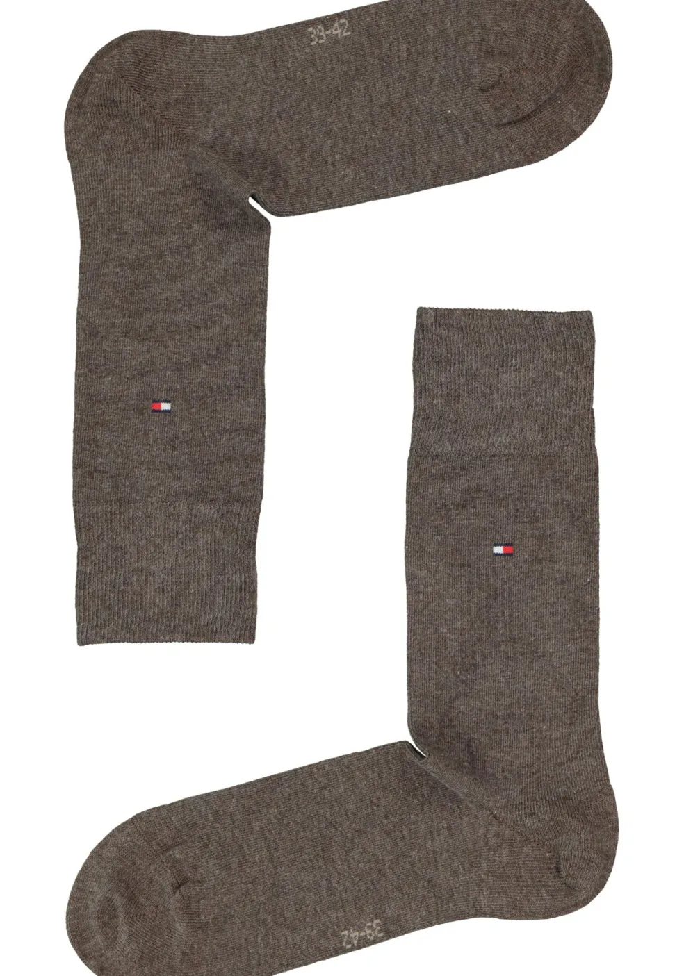 Tommy Hilfiger Classic Socks (2-pack), herensokken katoen, bruin